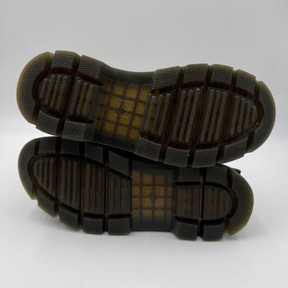 Dr Martens Buwick Boots Womens Size 9 Pink Combat Extra Tough Airwair Lace Up - Picture 10 of 16